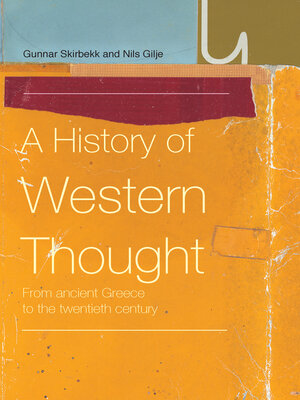 cover image of A History of Western Thought